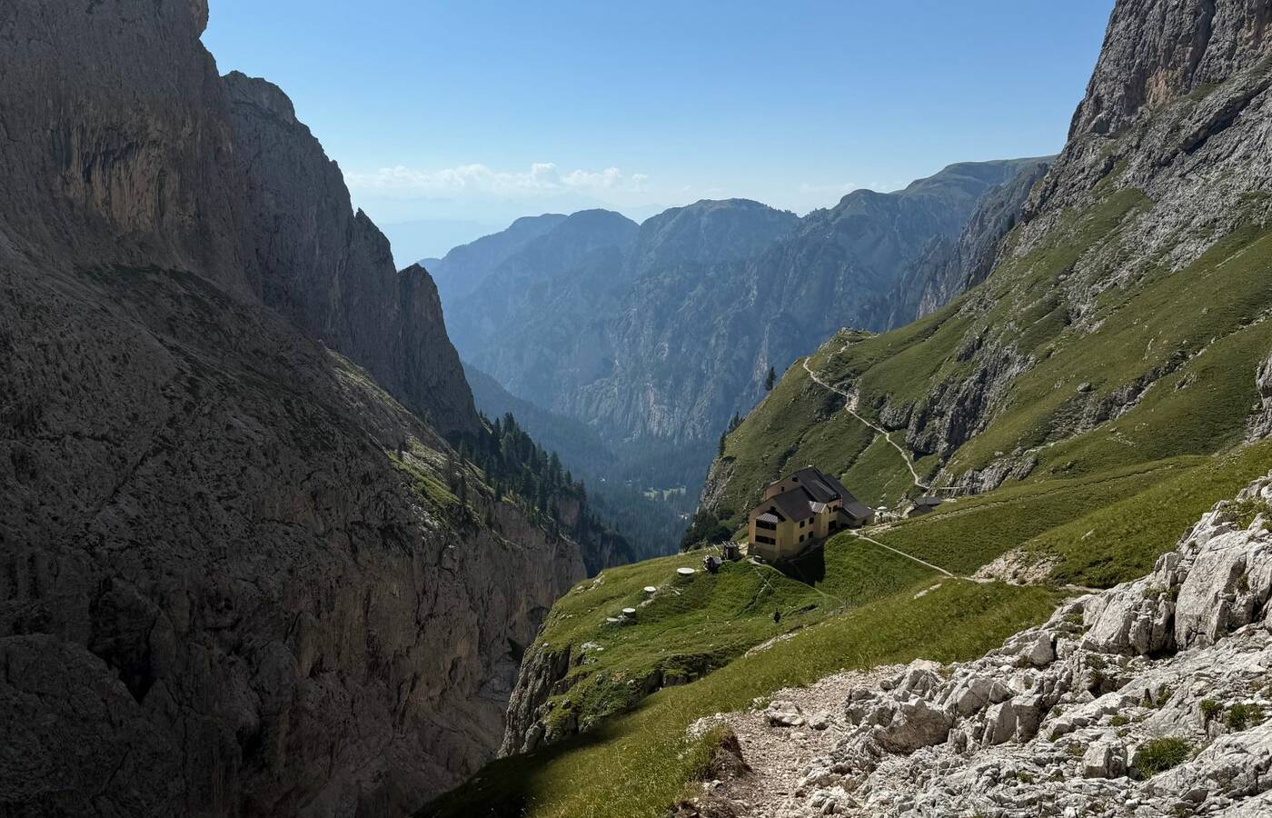 Rosengarten-Durchquerung mit Klettersteigen