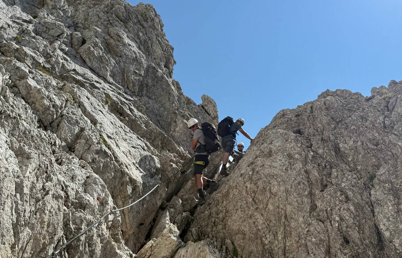 Rosengarten-Durchquerung mit Klettersteigen