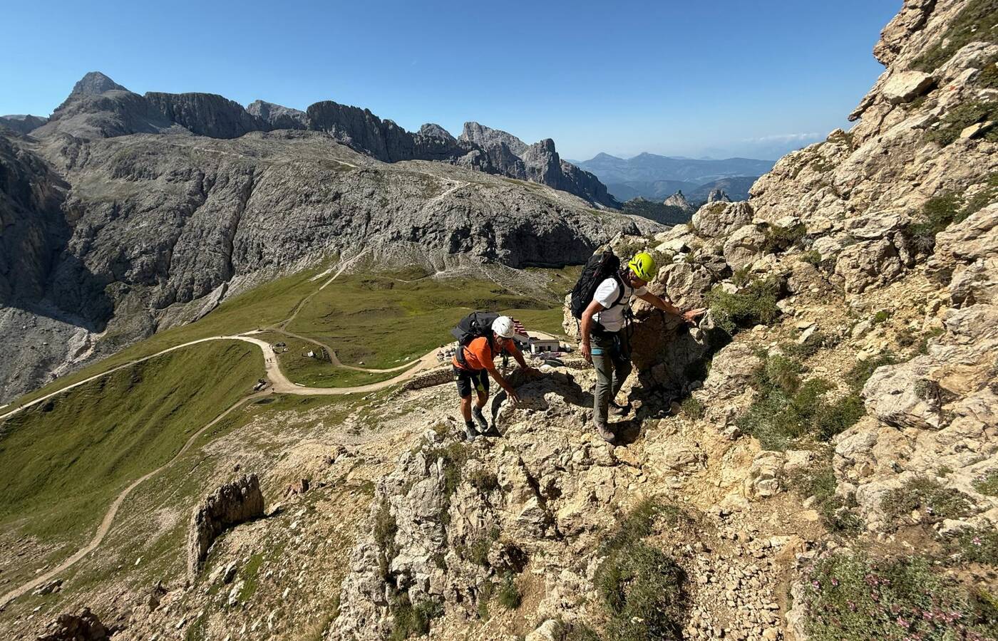 Rosengarten-Durchquerung mit Klettersteigen
