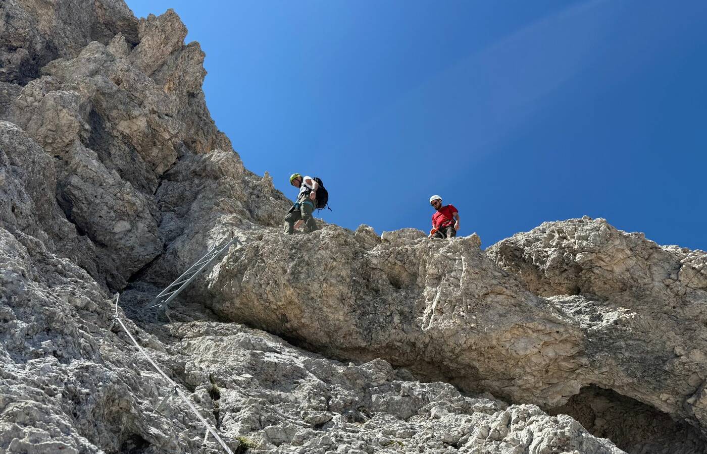 Rosengarten-Durchquerung mit Klettersteigen