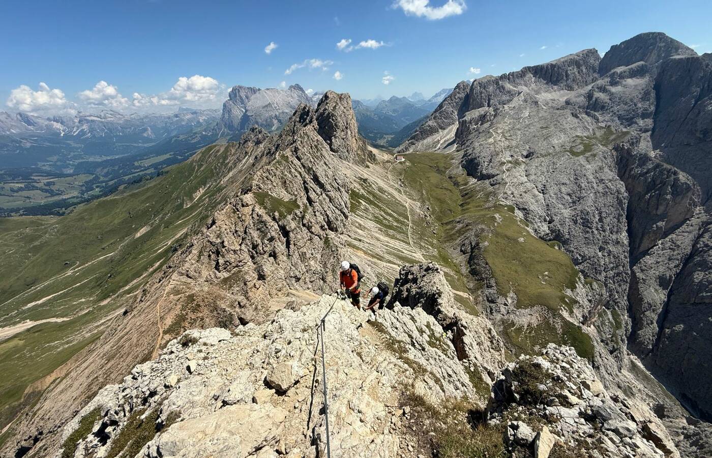 Rosengarten-Durchquerung mit Klettersteigen