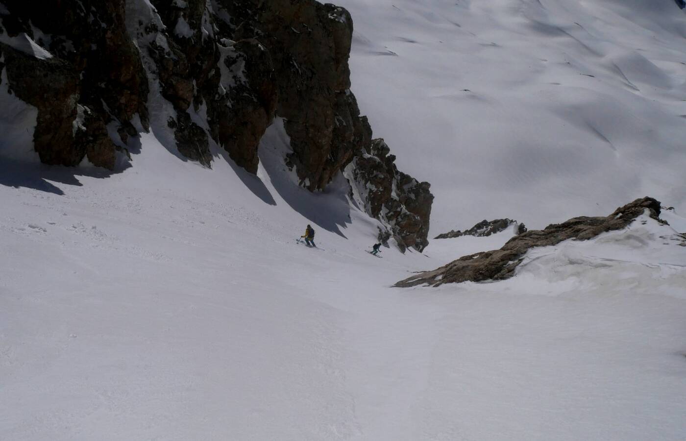 Freeriding in den Dolomiten