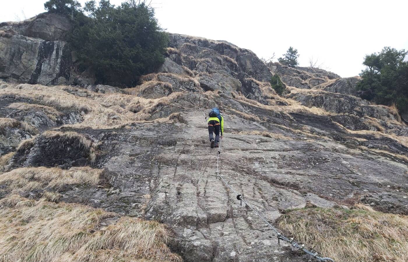 Ziel Klettersteig in Partschins