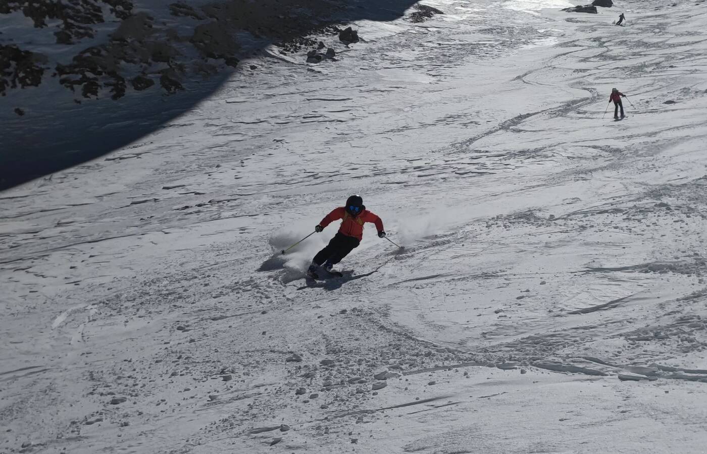 Freeriding in den Dolomiten