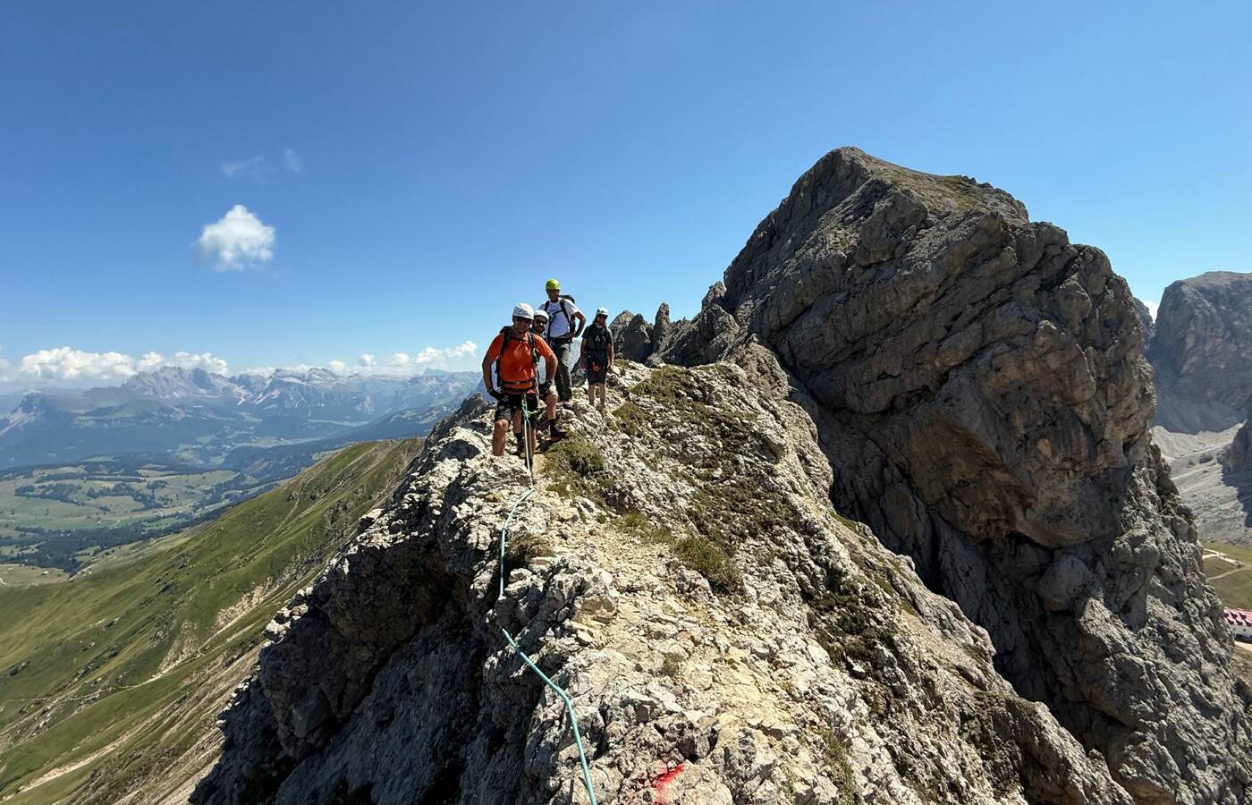Rosengarten-Durchquerung mit Klettersteigen